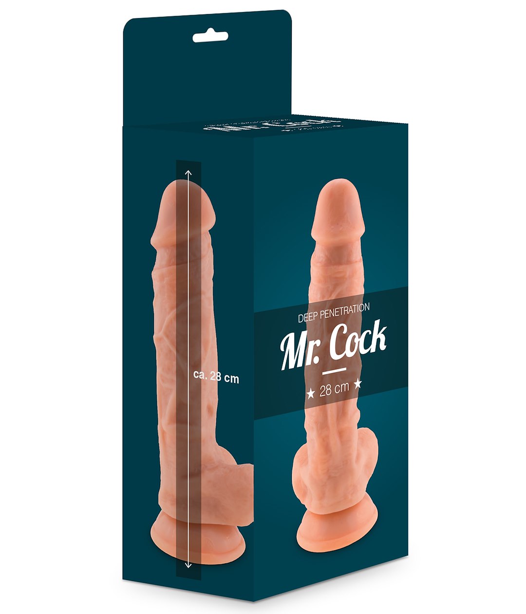 Dildo z przyssawką 28 cm Mr. Cock