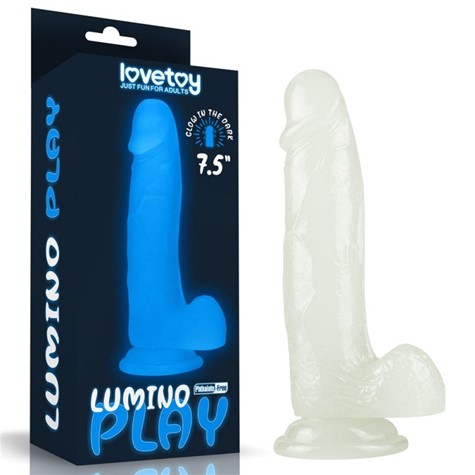 Dildo świecące w ciemności Lumino Play 19 cm Lovetoy