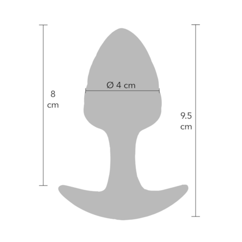 Crystal Butt Plug Medium