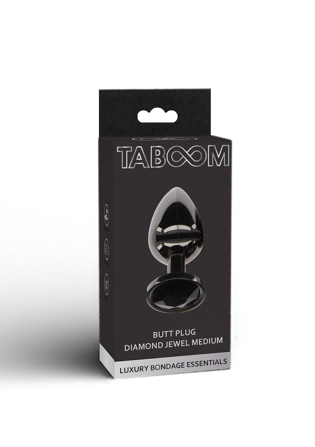 Butt Plug With Diamond Jewel M — zdjęcie 2