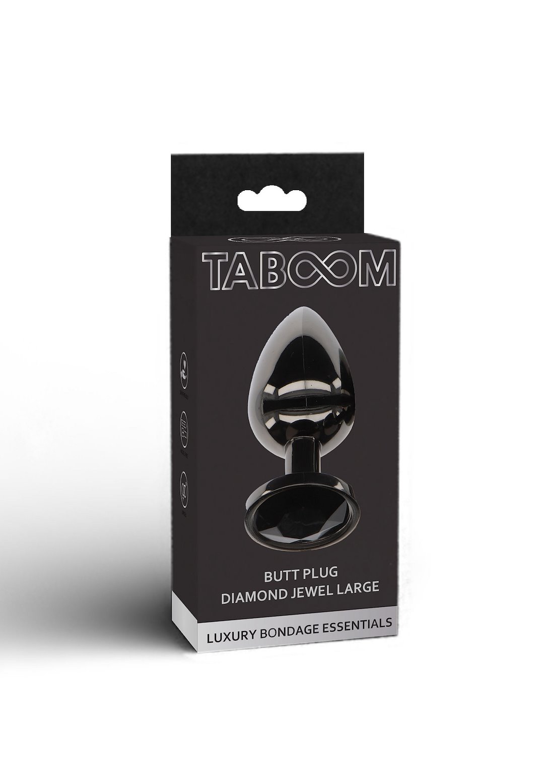 Butt Plug With Diamond Jewel L — zdjęcie 2