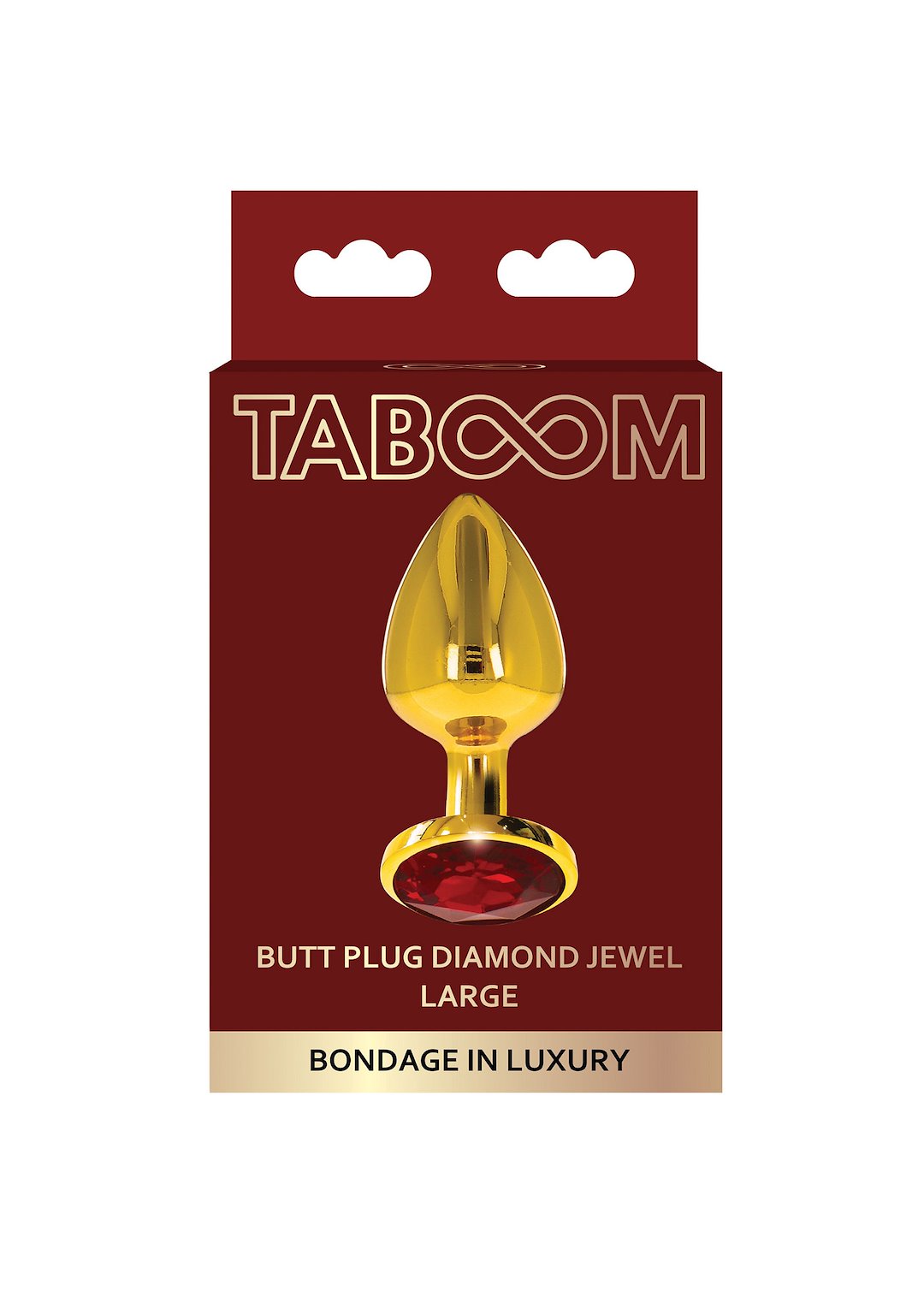 Butt Plug With Diamond Jewel L — zdjęcie 2