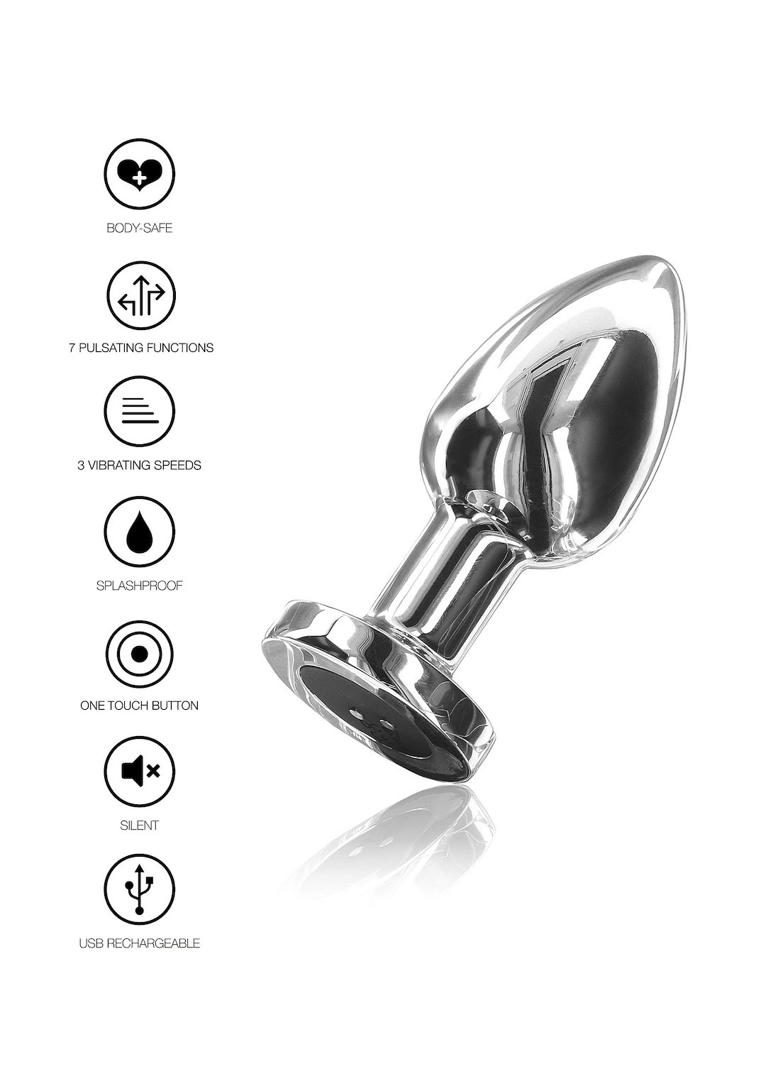 The Glider Vibrating Plug M — zdjęcie 3