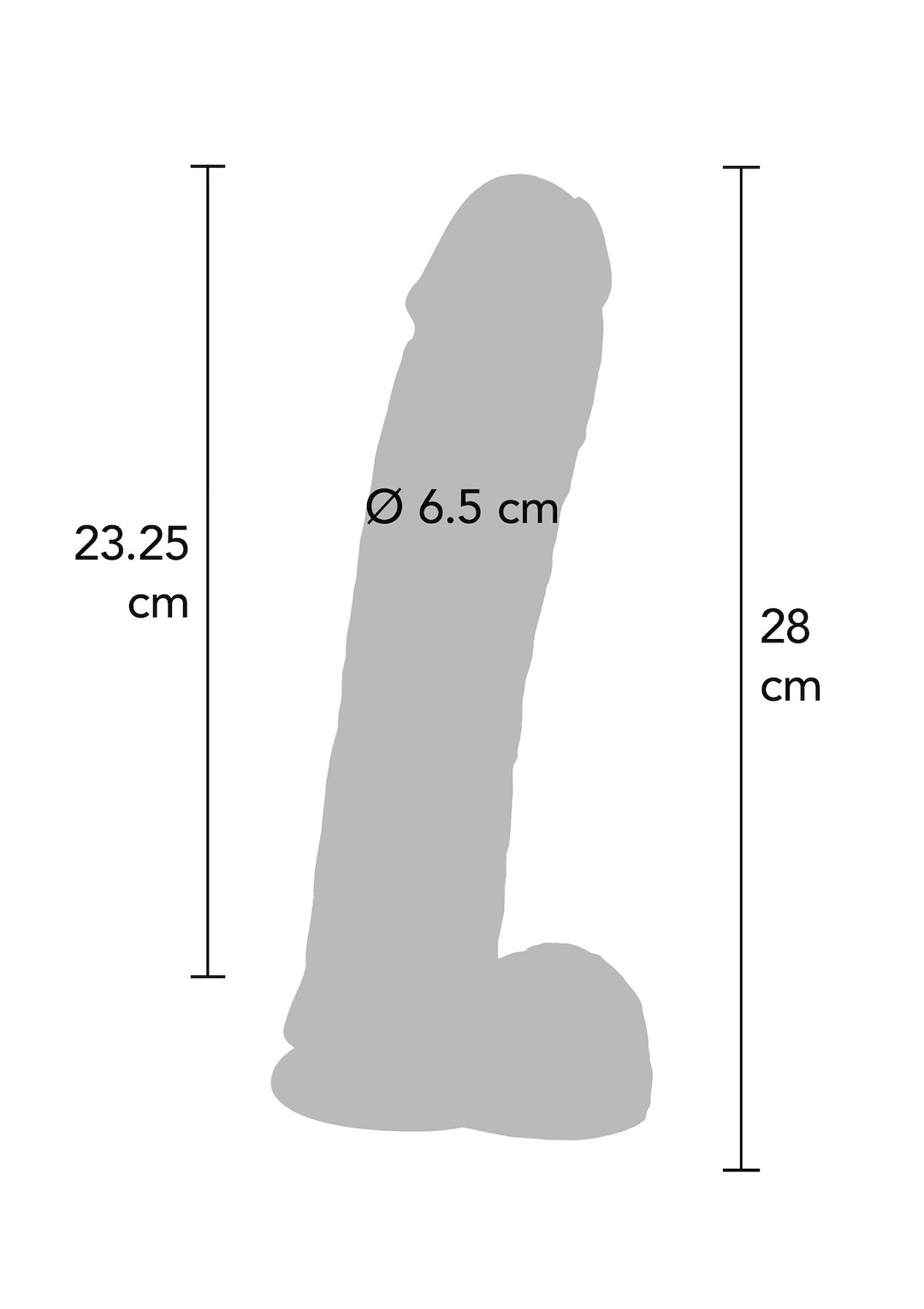 Dildo 11 inch with Balls — zdjęcie 3