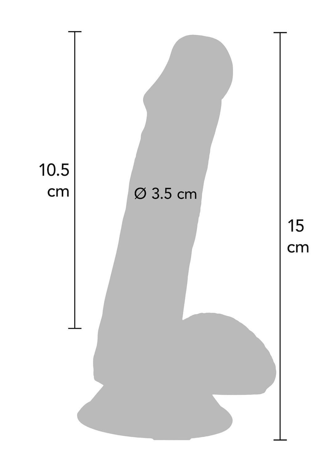 Happy Dicks Dildo 6 inch Balls — zdjęcie 3