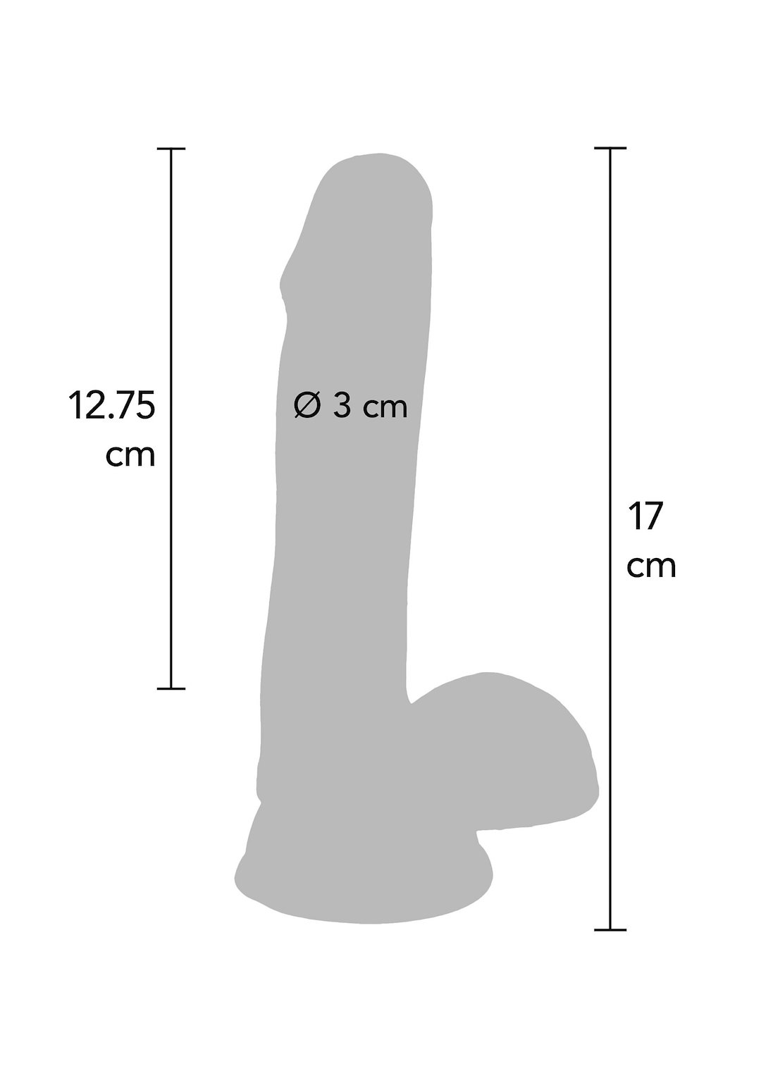 Dual Density Dildo 6 inch Balls — zdjęcie 3