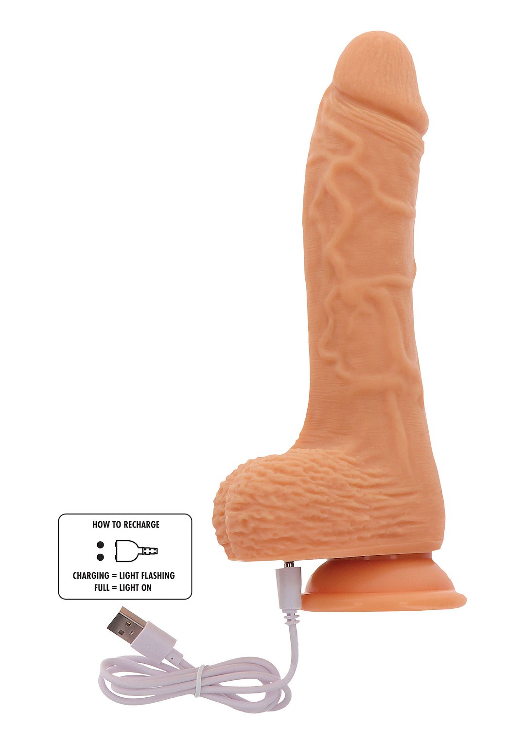 Up&Down Rotating Vibr Dildo — zdjęcie 3