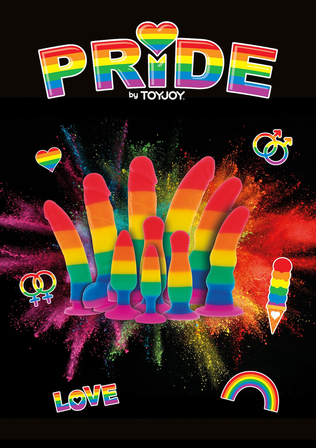 ToyJoy Pride Unicorn Dancer 7' — zdjęcie 3