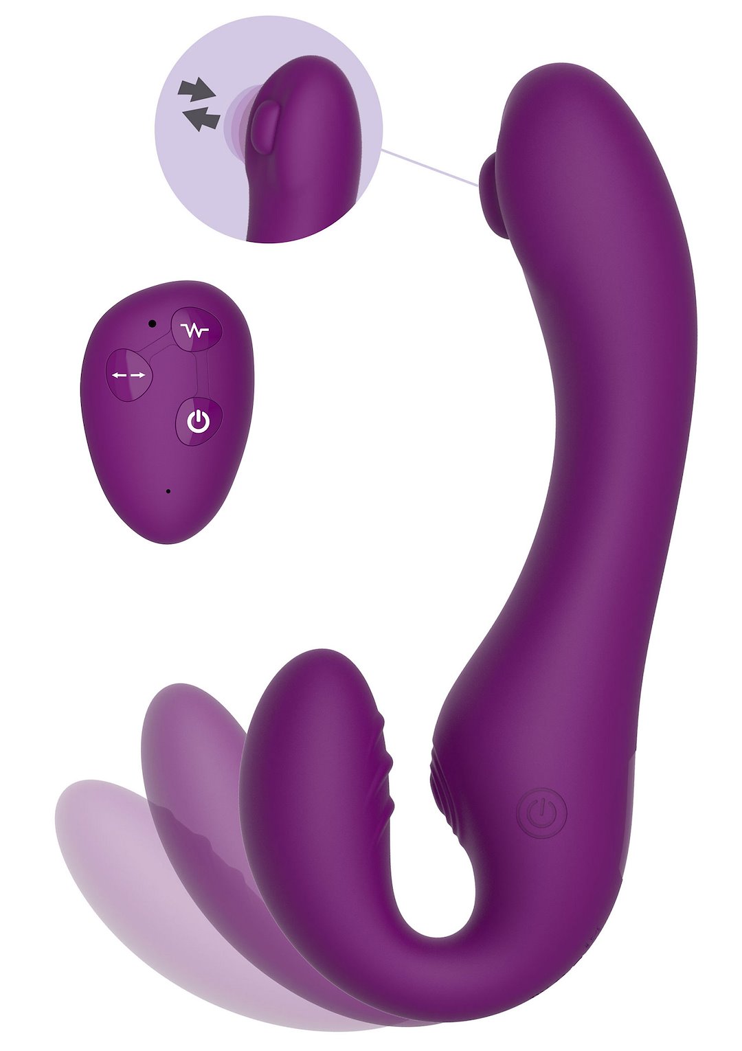 Strapless Strap-On Pulse Vibe — zdjęcie 3