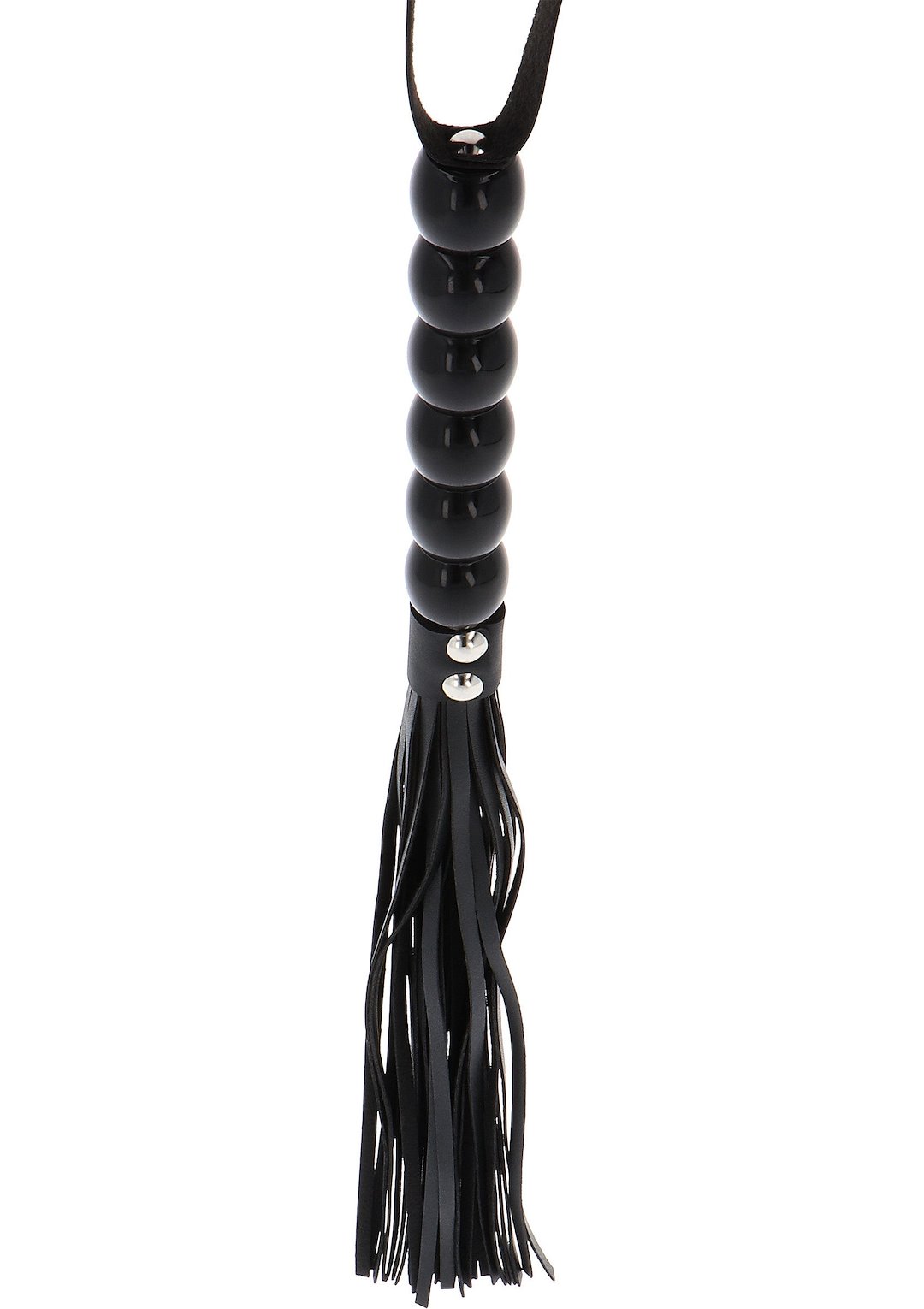 Long Beaded Flogger Whip — zdjęcie 3