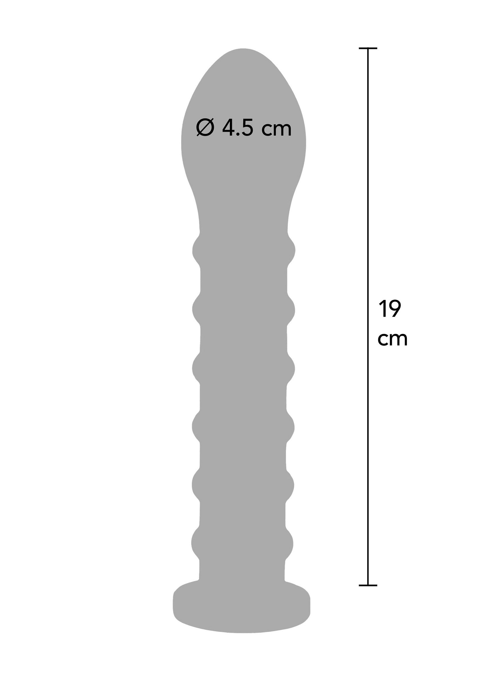 Ribbed Dong Easy-Lock 19 cm — zdjęcie 3