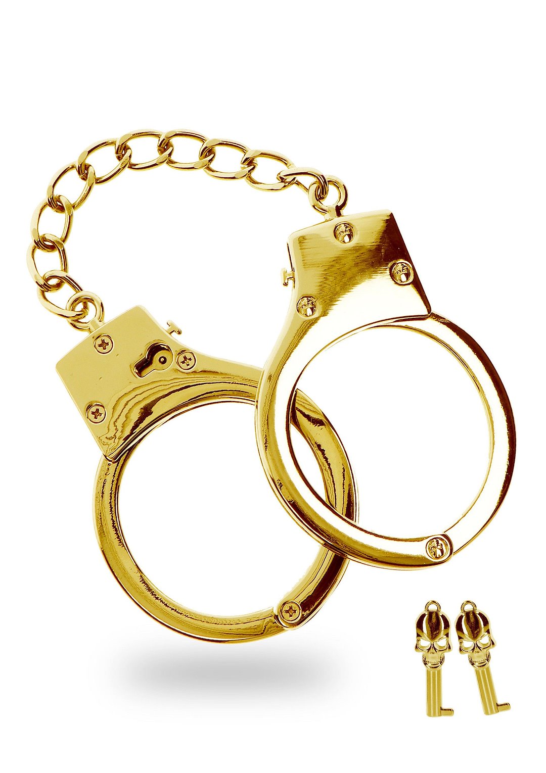 Gold Plated BDSM Handcuffs — zdjęcie 3