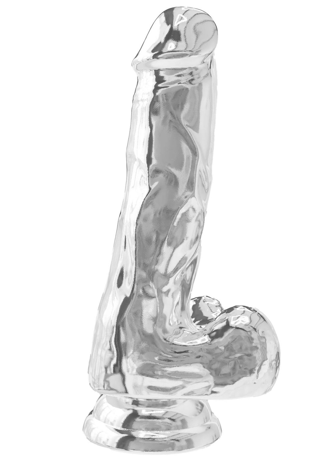 Clear Dildo TPE 16 cm — zdjęcie 4