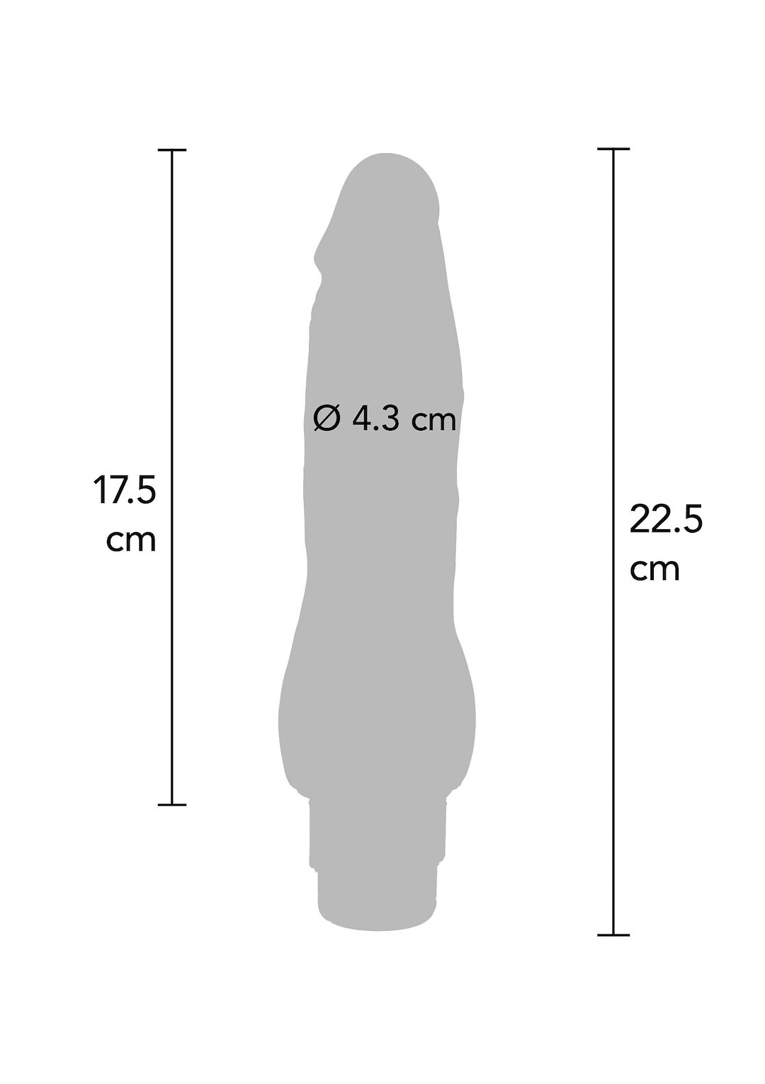 Dual Density Smooth Vibrator — zdjęcie 4