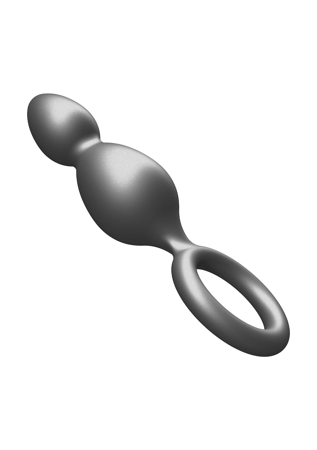 ToyJoy Buttocks The Plugger 2-Balls Metallic Silicone Plug — zdjęcie 5