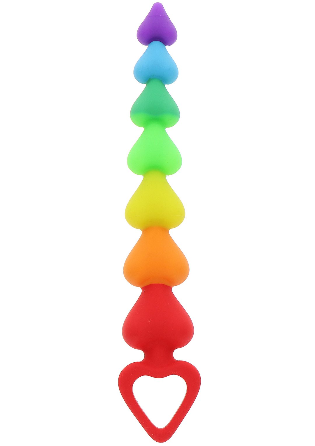 ToyJoy Anal Play Rainbow Heart Beads — zdjęcie 5