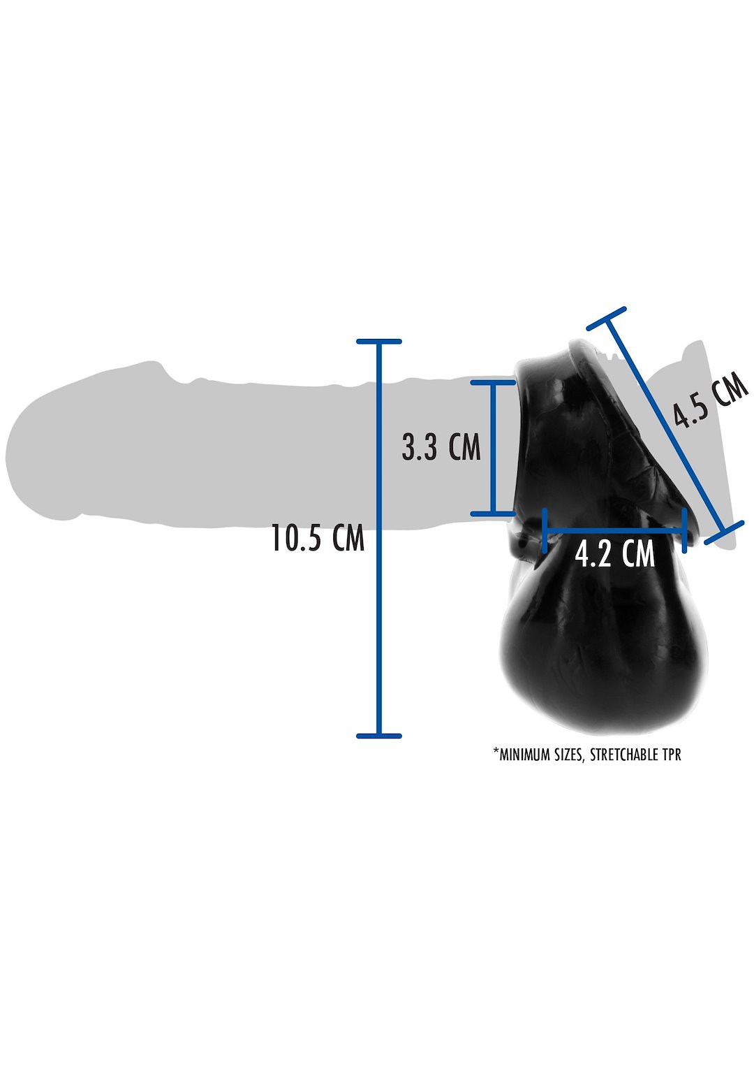 ToyJoy Manpower Penis Ring with Scrotum Holder — zdjęcie 5