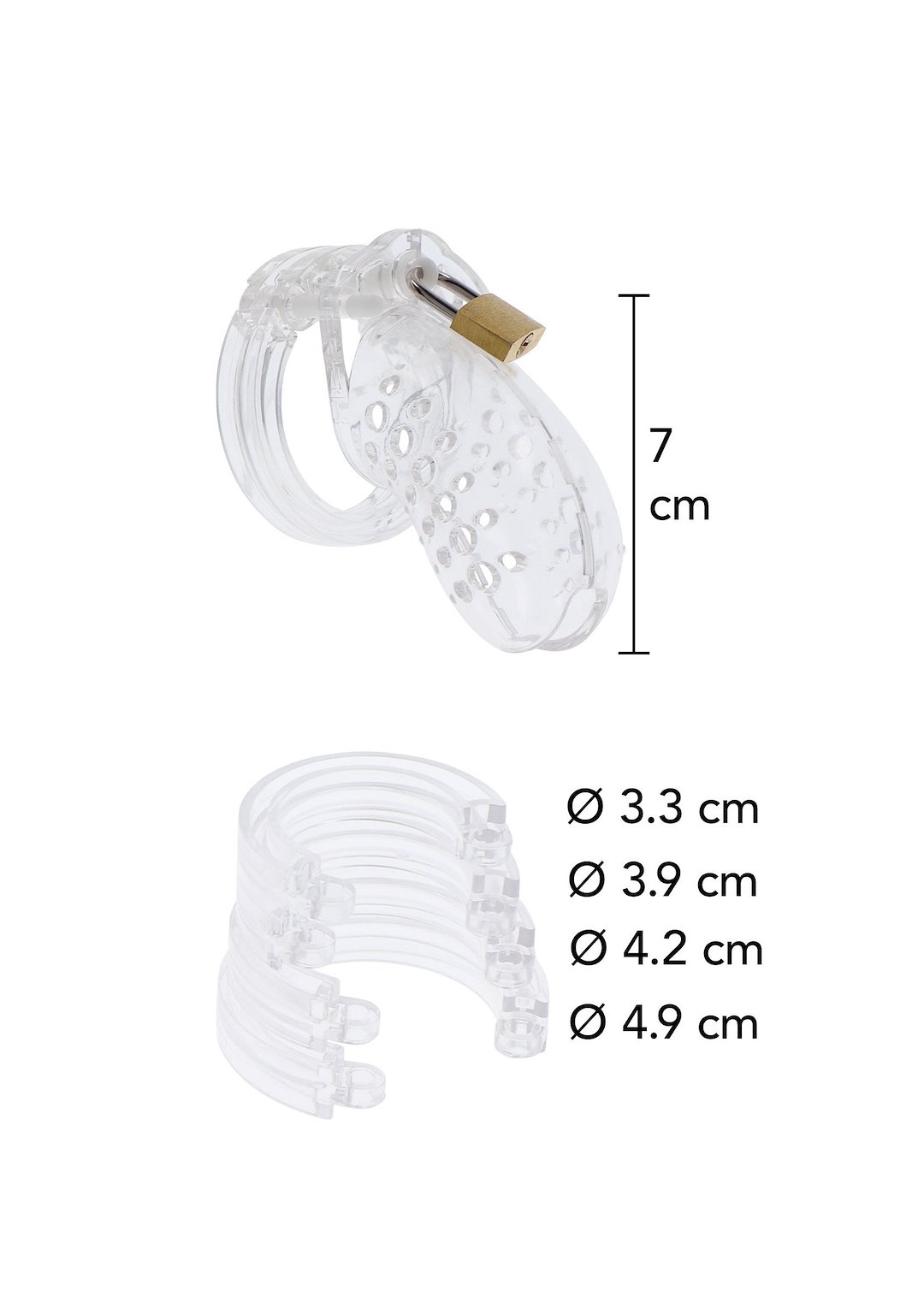 Chastity Cock Cage Acrylic — zdjęcie 5