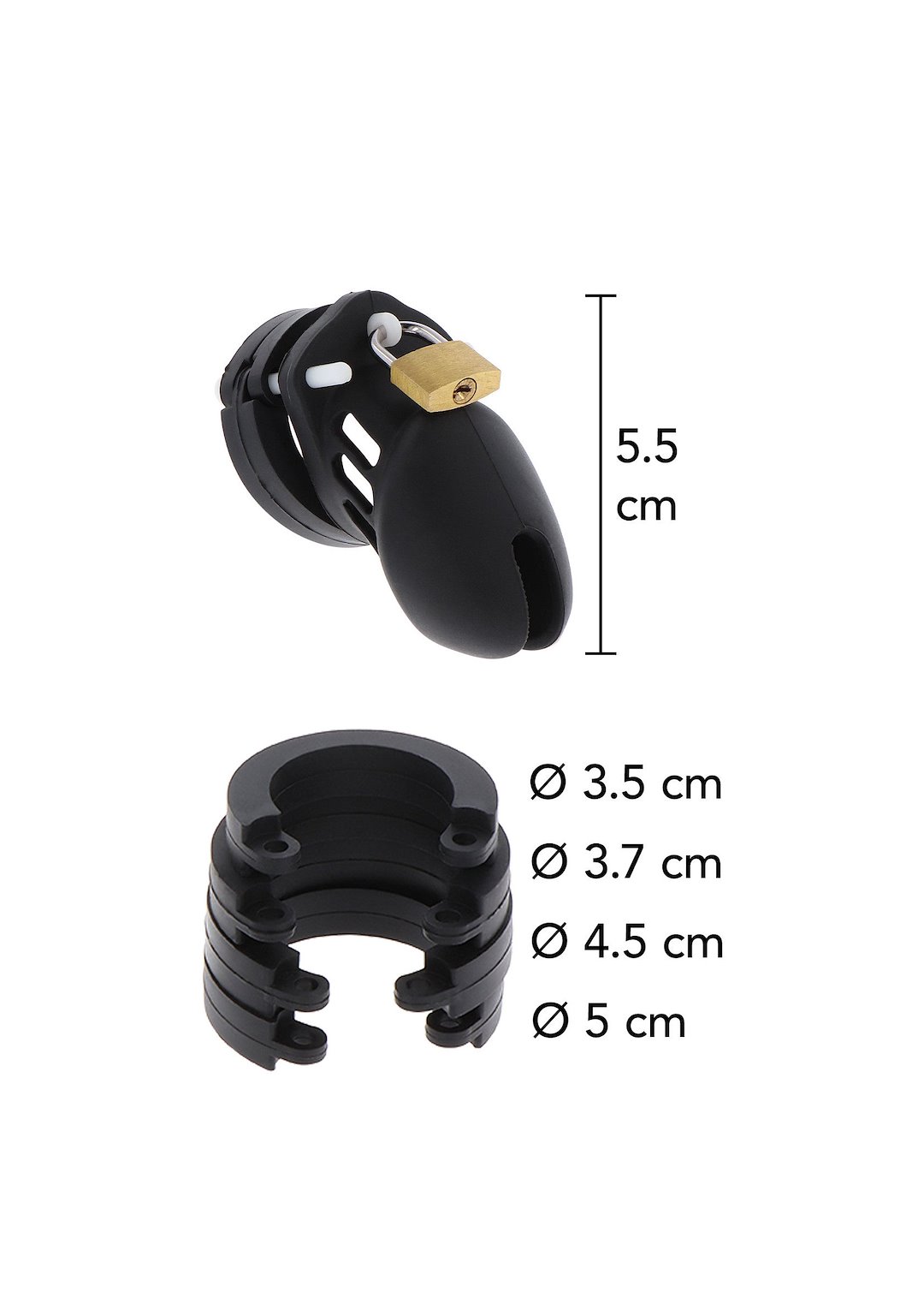Chastity Cock Cage Silicone Small — zdjęcie 5