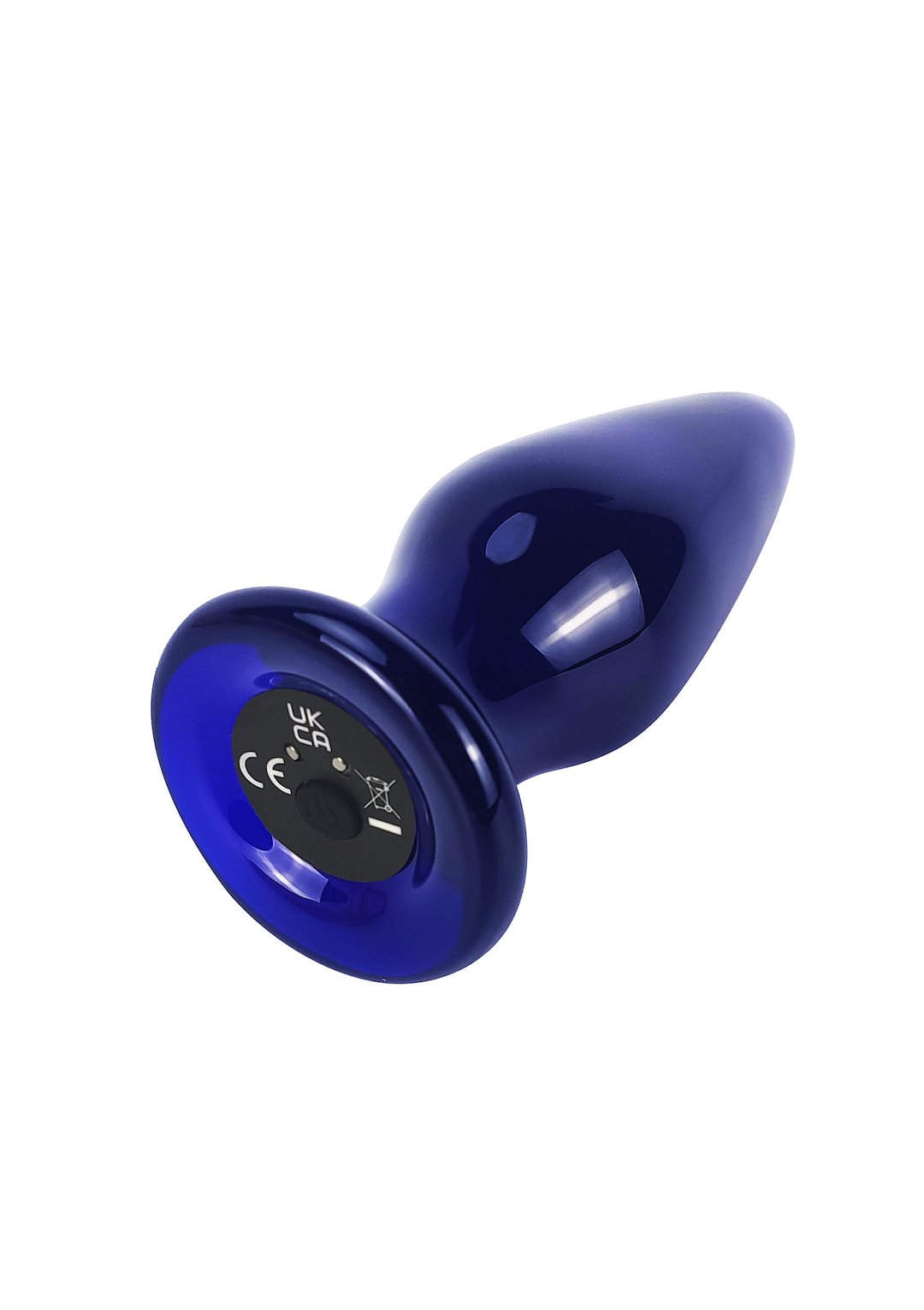 ToyJoy Buttocks Shining Vibrating Glass Plug — zdjęcie 6