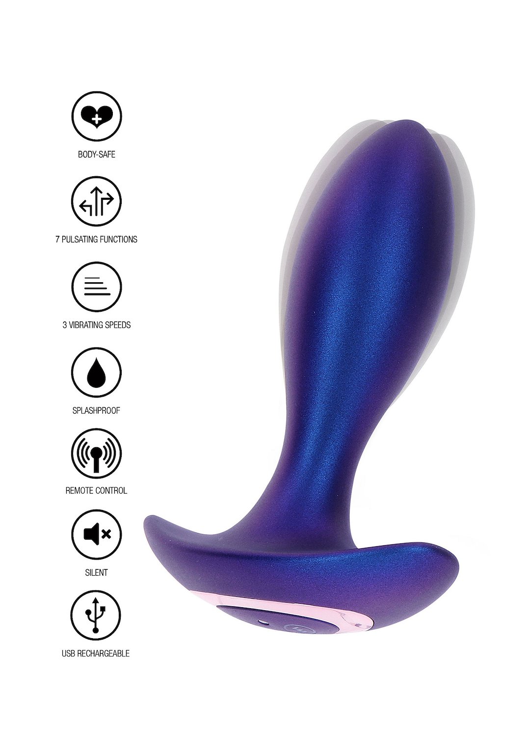 ToyJoy Buttocks The Brave Vibrating Anal Plug — zdjęcie 6