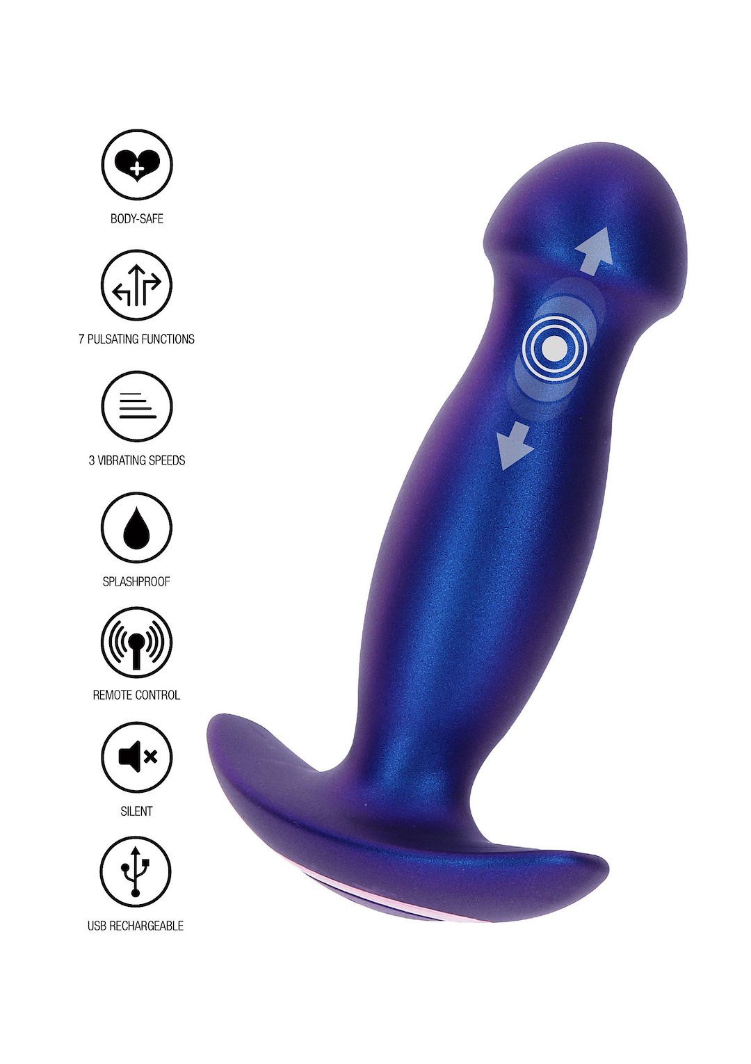 ToyJoy Buttocks The Wild Magn Pulse Vibrating Plug — zdjęcie 6