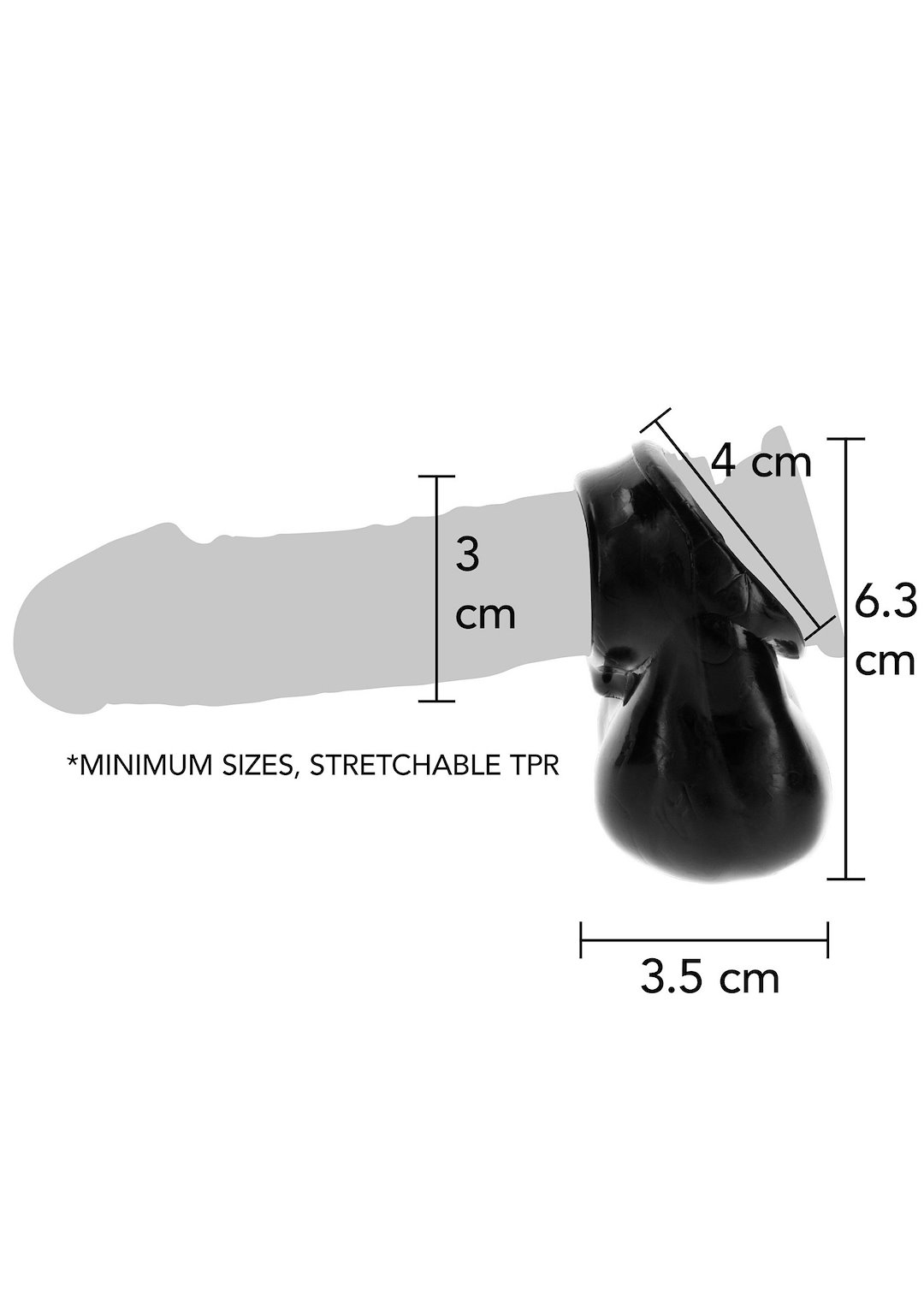 ToyJoy Manpower Triple Pipe C-Ring — zdjęcie 6