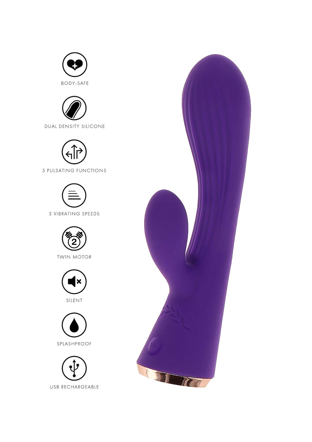 ToyJoy Ivy Iris Rabbit Vibrator — zdjęcie 6