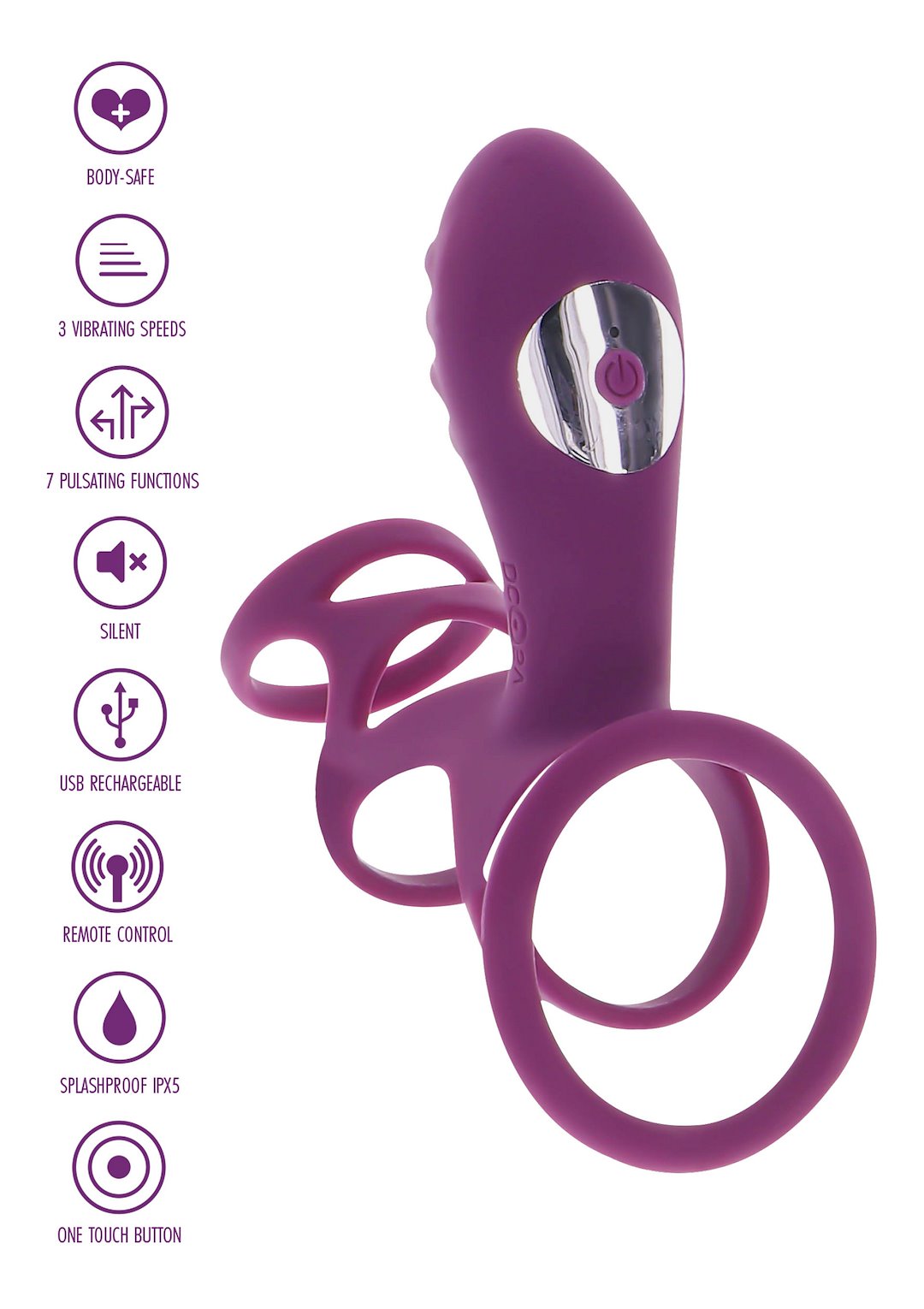 ToyJoy Happiness Halo Halo C-Ring Sleeve — zdjęcie 6