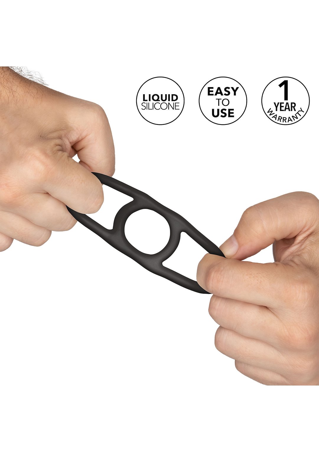 CalExotics Alpha Liquid Silicone Commander Ring — zdjęcie 6