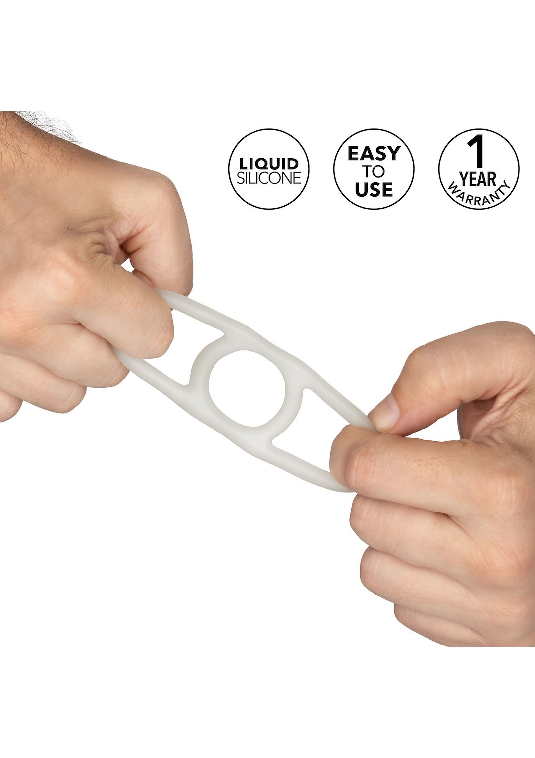 CalExotics Alpha Liquid Silicone Commander Ring — zdjęcie 6