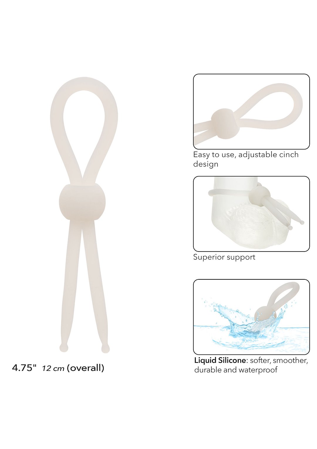 CalExotics Alpha Liquid Silicone Lasso — zdjęcie 6