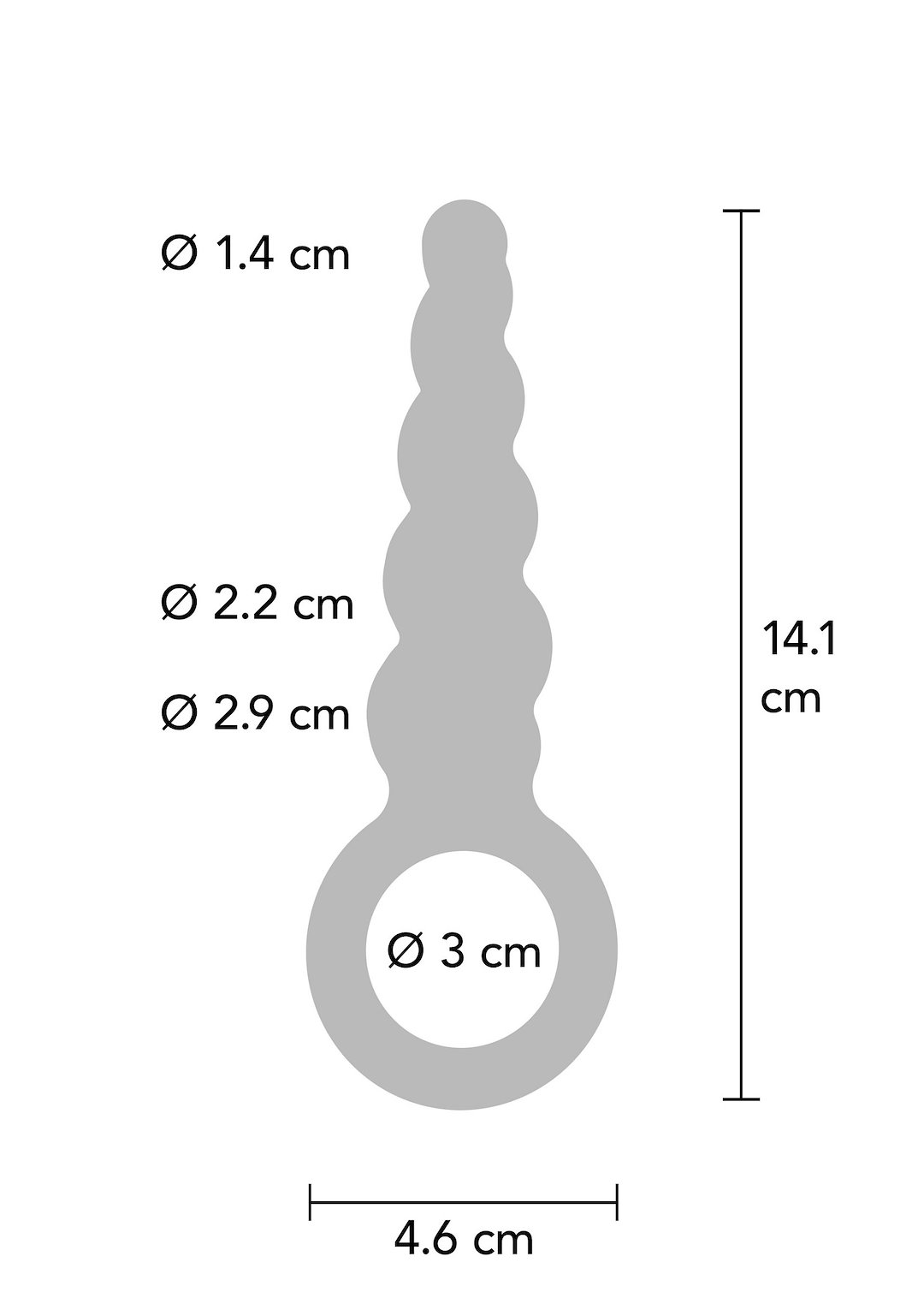 ToyJoy Buttocks The Screw Metallic Silicone Plug — zdjęcie 7