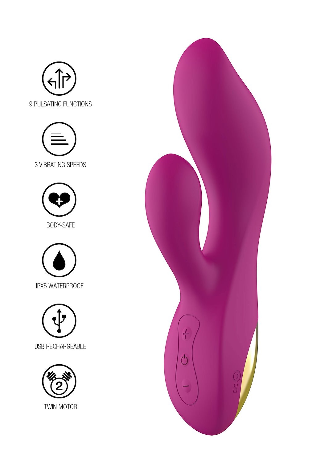 ToyJoy Designer Edition Freya Rumble Vibrator — zdjęcie 7