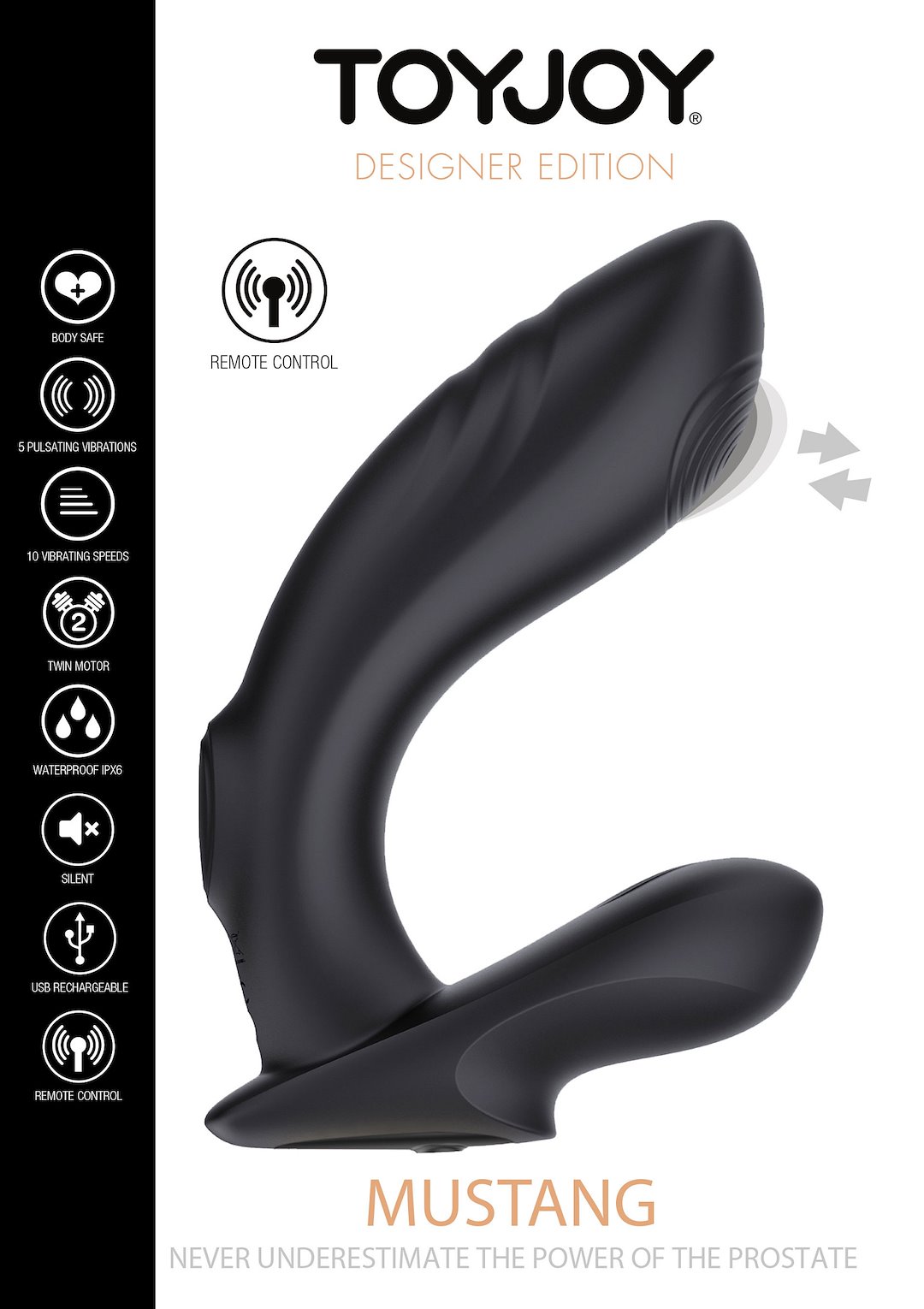 ToyJoy Designer Edition Mustang Prostate Massager — zdjęcie 7