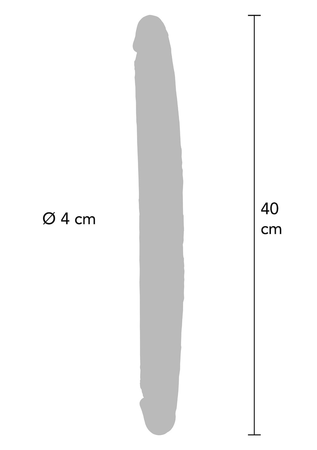 Silicone Foreskin D-Dong 40 cm — zdjęcie 7