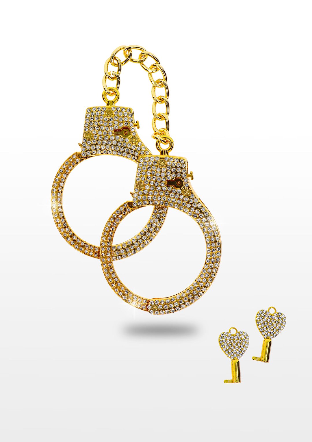 Taboom Bondage in Luxury Diamond Wrist Cuffs Gold — zdjęcie 7