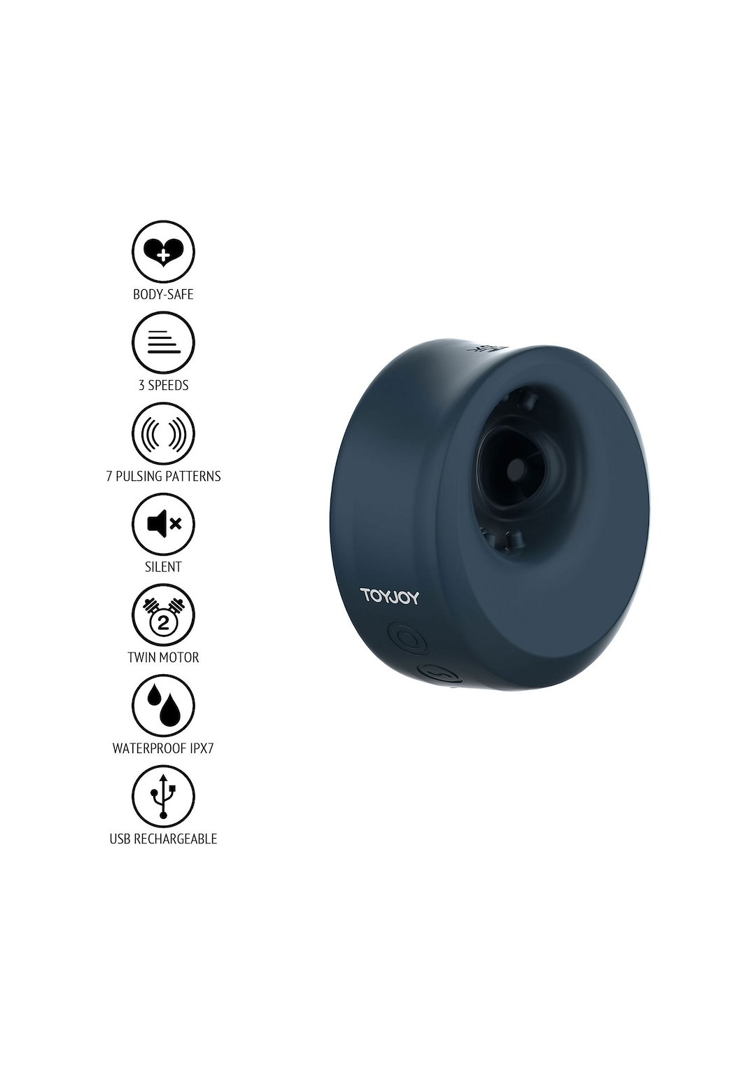 ToyJoy Urban ZEPHYR - Pulsating Stroker & C-Ring — zdjęcie 8