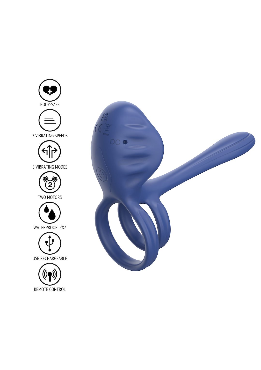 Couples Slimline Vibrator Ring — zdjęcie 10