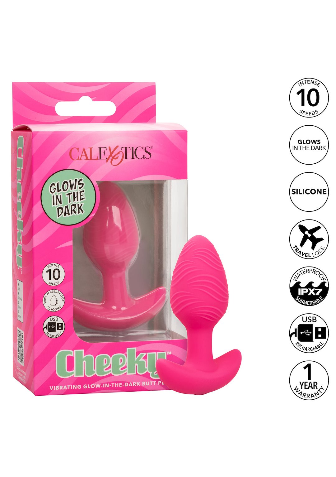 Cheeky Glow Vibrating Plug S — zdjęcie 9