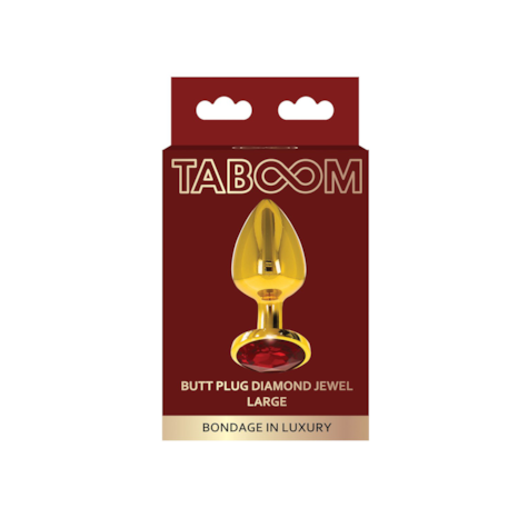 Butt Plug With Diamond Jewel L