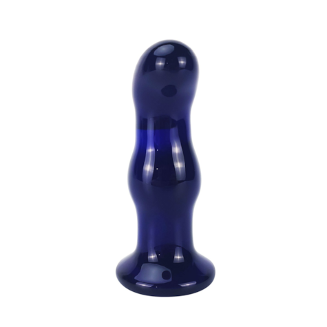 ToyJoy Buttocks Gleaming Vibrating Glass Plug