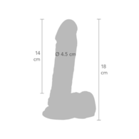 Dildo 7 inch with Balls