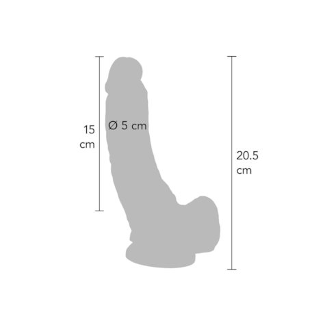 Dildo 8 inch with Balls