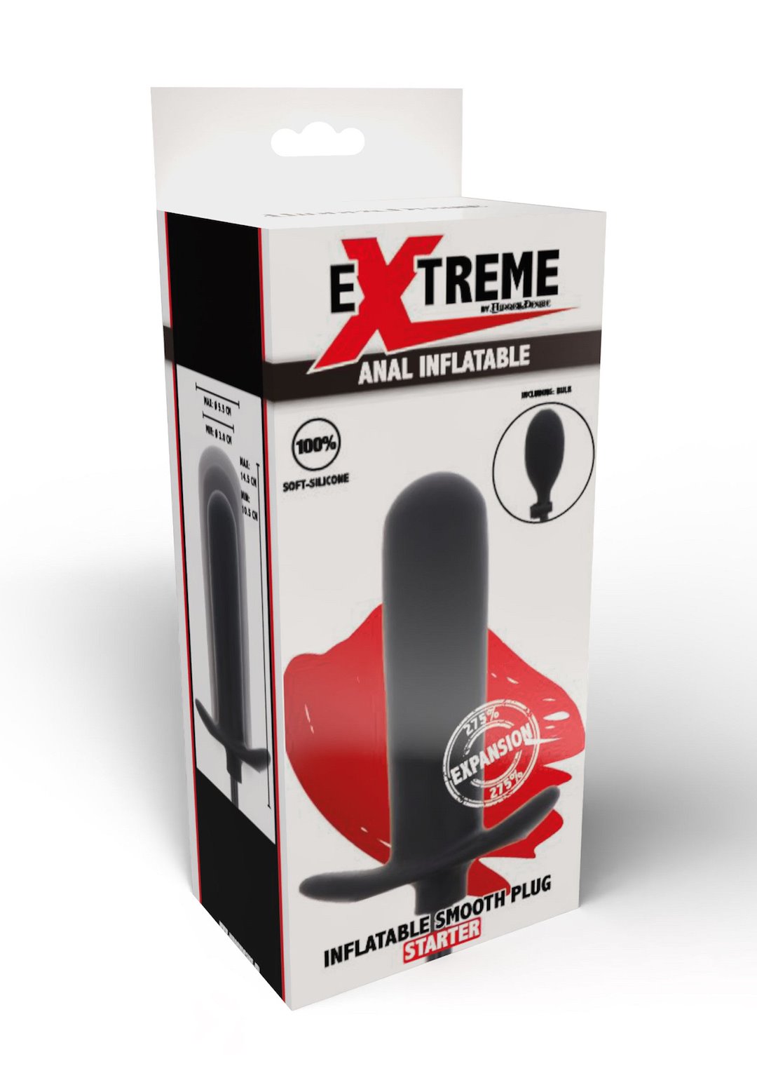 Hidden Desire - Inflatable Smooth Plug Starter