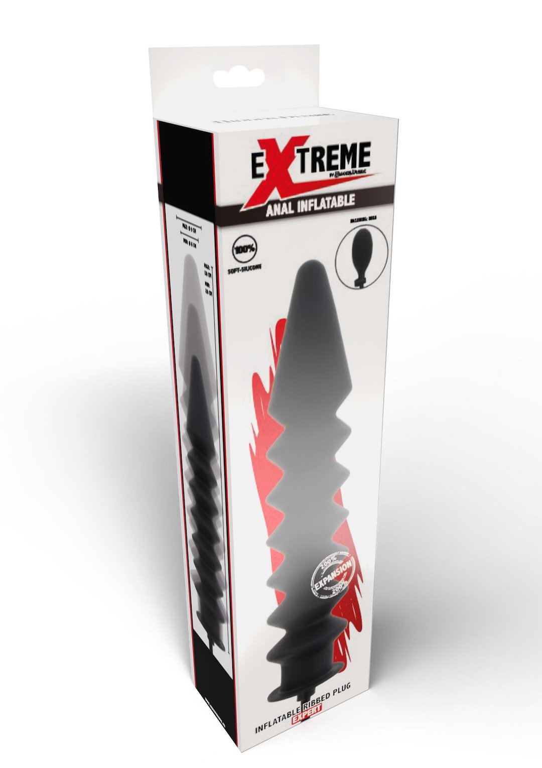 Hidden Desire - Inflatable Ribbed Plug Expert
