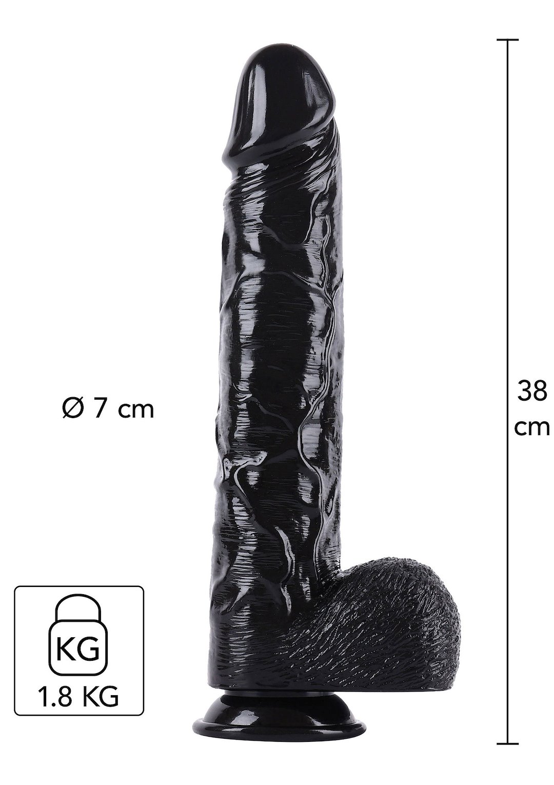 Hidden Desire - Dong 38 cm