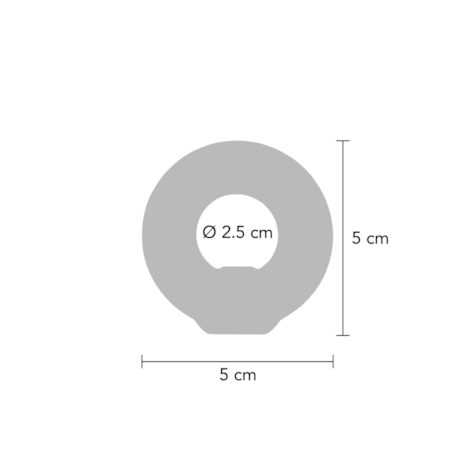 Soft Silicone Stud C-Ring