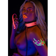 Taboom Glow In the Dark Collar and Chain Leash