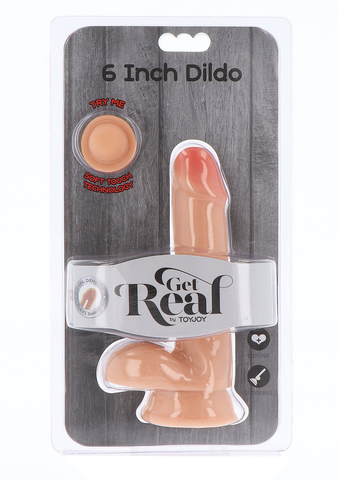 ToyJoy - Dual Density Dildo 6 inch Balls